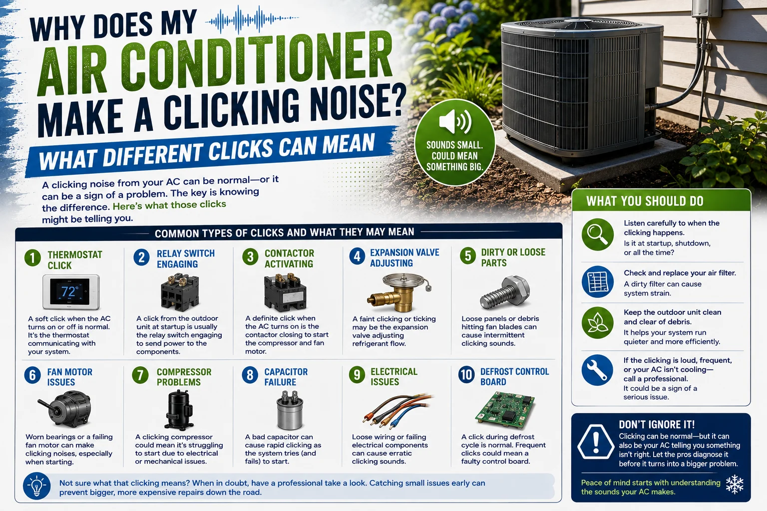 AC Making a Clicking Noise? Here’s What It Could Mean