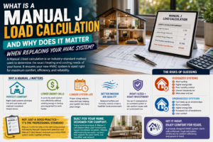 HVAC contractor performing a Manual J load calculation to size a new AC for a Temecula home