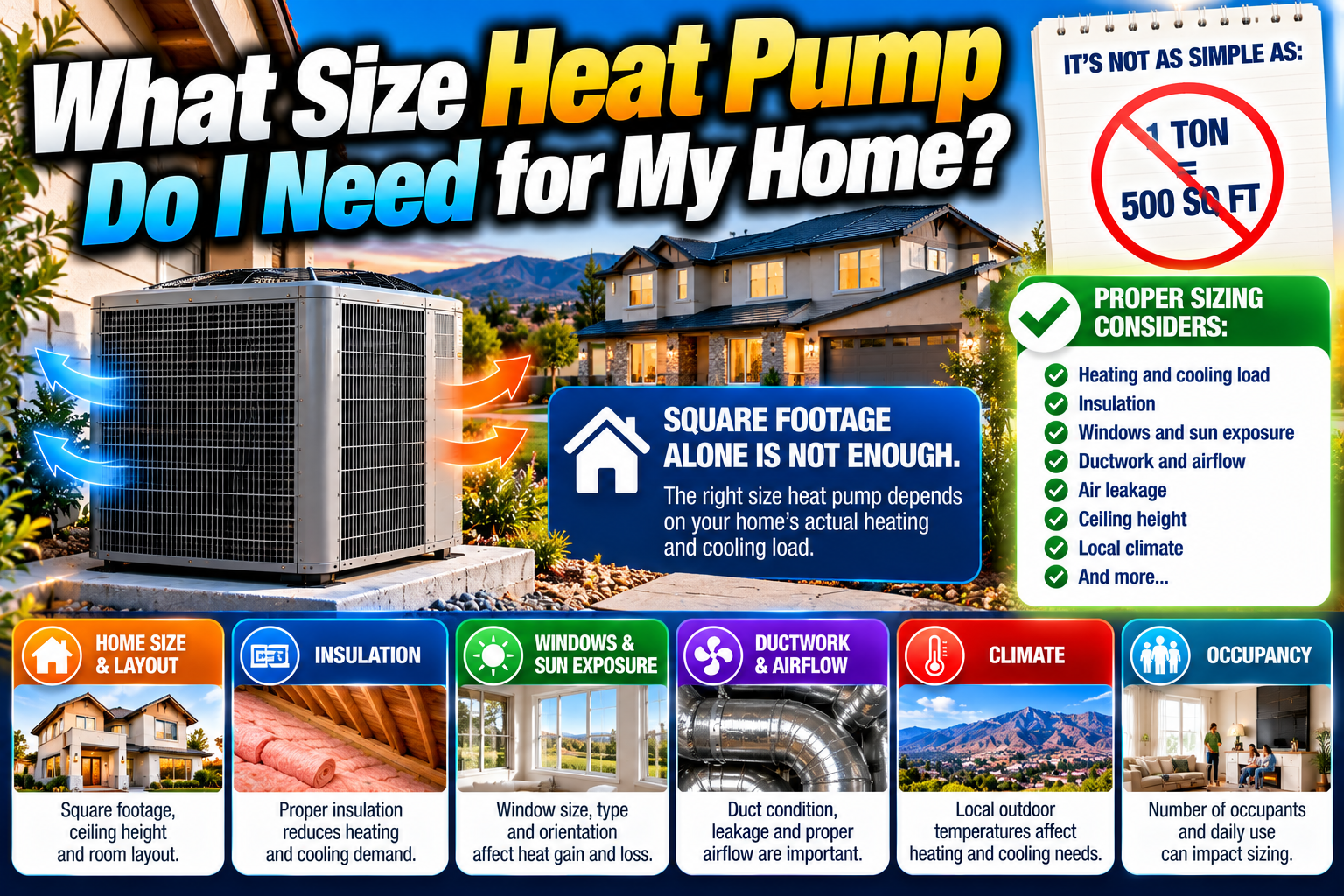 Technician performing a load calculation to size a heat pump for a Temecula Valley home